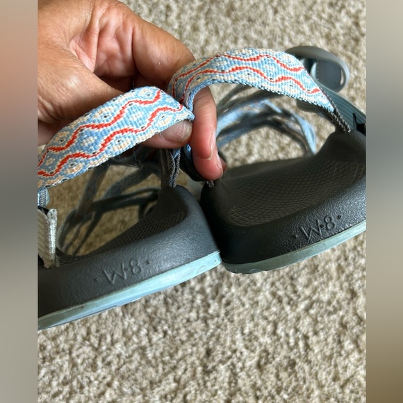 Chaco - Womens ZX/2 Classic Turquoise and Orange Speck SZ W8 - Picture 4 of 8